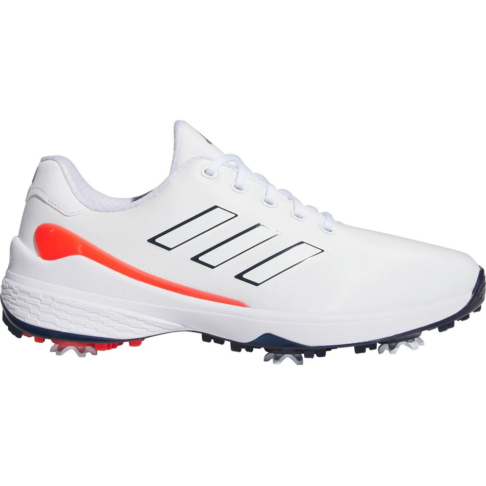 Adidas Men's ZG23 Golf Shoes - White/Navy/Red - Maple Hill Golf